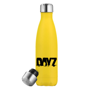 DayZ, Yellow Stainless Steel Metallic Thermos, double-walled, 500ml