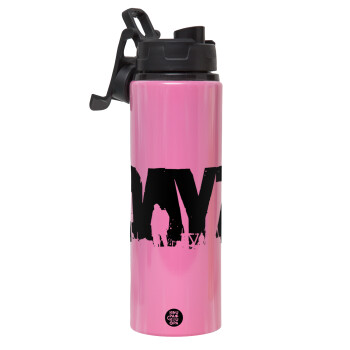 DayZ, Metallic water bottle with safety lid, 850ml aluminum