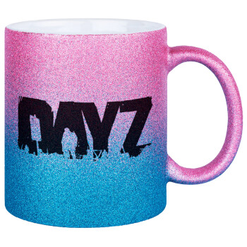 DayZ, Κούπα Χρυσή/Μπλε Glitter, κεραμική, 330ml