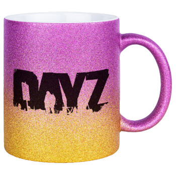 DayZ, Κούπα Χρυσή/Ροζ Glitter, κεραμική, 330ml