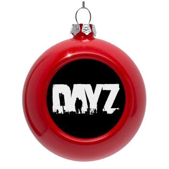 DayZ, Red Christmas tree ornament bauble 8cm