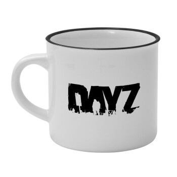 DayZ, Κούπα κεραμική vintage Λευκή/Μαύρη 230ml