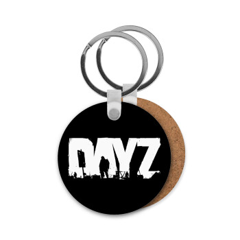 DayZ, Μπρελόκ Ξύλινο στρογγυλό MDF Φ5cm