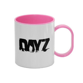 DayZ, Κούπα (πλαστική) (BPA-FREE) Polymer Ροζ για παιδιά, 330ml