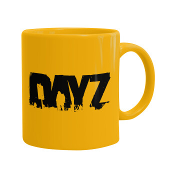 DayZ, Ceramic coffee mug yellow, 330ml (1pcs)