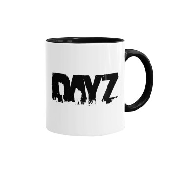 DayZ, Κούπα χρωματιστή μαύρη, κεραμική, 330ml
