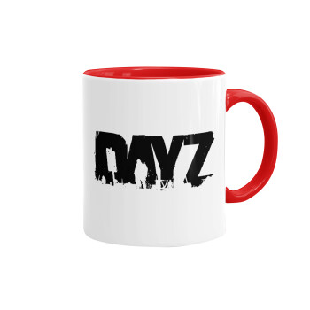 DayZ, Κούπα χρωματιστή κόκκινη, κεραμική, 330ml