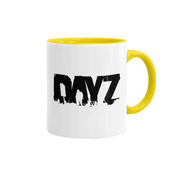 DayZ, Κούπα χρωματιστή κίτρινη, κεραμική, 330ml