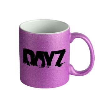 DayZ, Κούπα Μωβ Glitter που γυαλίζει, κεραμική, 330ml