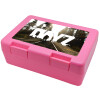 Παιδικό δοχείο κολατσιού ΡΟΖ 185x128x65mm (BPA free πλαστικό)