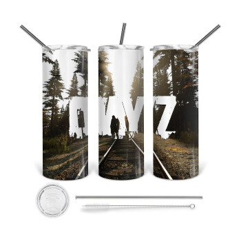 DayZ, Tumbler stainless steel 600ml, with metal straw & cleaning brush