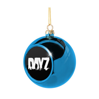 DayZ, Blue Christmas tree ball ornament 8cm