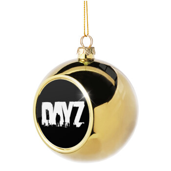 DayZ, Χριστουγεννιάτικη μπάλα δένδρου Χρυσή 8cm
