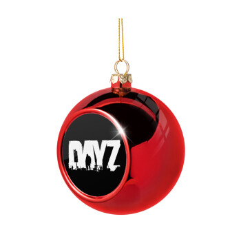 DayZ, Χριστουγεννιάτικη μπάλα δένδρου Κόκκινη 8cm