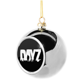 DayZ, Χριστουγεννιάτικη μπάλα δένδρου Ασημένια 8cm