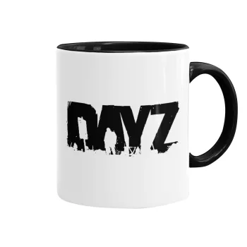 DayZ, Κούπα χρωματιστή μαύρη, κεραμική, 330ml