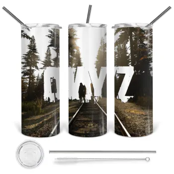 DayZ, Tumbler stainless steel 600ml, with metal straw & cleaning brush