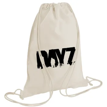 DayZ, Backpack bag GYMBAG natural (28x40cm)