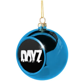 DayZ, Blue Christmas tree ball ornament 8cm