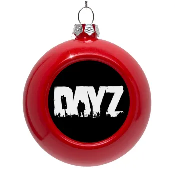 DayZ, Red Christmas tree ornament bauble 8cm
