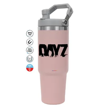 DayZ, ΡΟΖ χρώματος Θερμός Ανοξείδωτο 890ml (30oz) με χερούλι