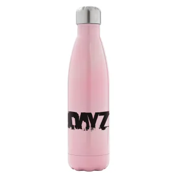 DayZ, Metal mug thermos Pink Iridiscent (Stainless steel), double wall, 500ml
