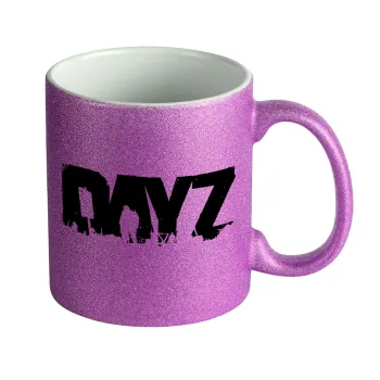 DayZ, Κούπα Μωβ Glitter που γυαλίζει, κεραμική, 330ml