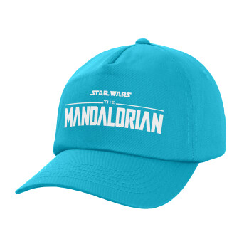 Mandalorian, Καπέλο παιδικό Baseball, 100% Βαμβακερό,  Γαλάζιο