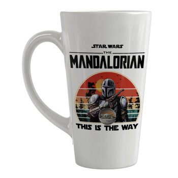 Mandalorian, Κούπα κωνική Latte Μεγάλη, κεραμική, 450ml