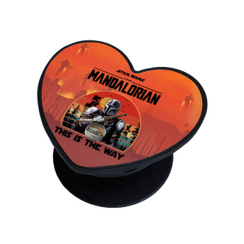 Mandalorian, Phone Holders Stand  καρδιά Μαύρο Βάση Στήριξης Κινητού στο Χέρι