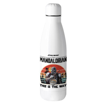 Mandalorian, Μεταλλικό παγούρι θερμός (Stainless steel), 500ml