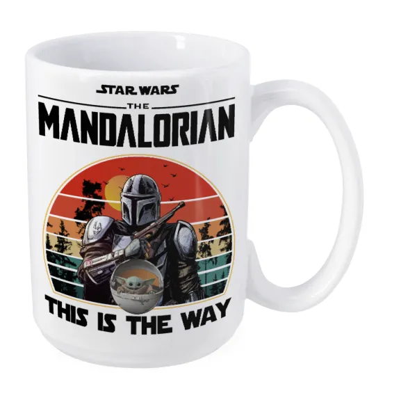 Mandalorian — Mega mug, ceramic, 450ml