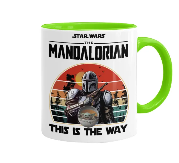Mandalorian — Κούπα χρωματιστή βεραμάν, κεραμική, 330ml
