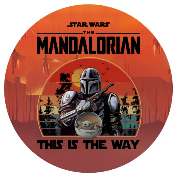 Mandalorian — Mousepad Στρογγυλό 20cm
