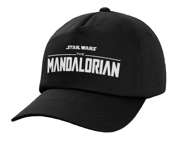 Mandalorian — Καπέλο Ενηλίκων Baseball, 100% Βαμβακερό,  Μαύρο (ΒΑΜΒΑΚΕΡΟ, ΕΝΗΛΙΚΩΝ, UNISEX, ONE SIZE)