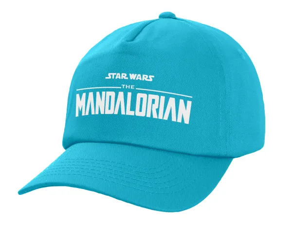 Mandalorian — Adult Baseball Cap, 100% Cotton, Blue (COTTON, ADULT, UNISEX, ONE SIZE)