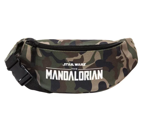 Mandalorian — Unisex τσαντάκι μέσης (μπανάνα) χρώματος παραλλαγή Jungle με 2 τσέπες