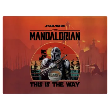 Mandalorian, Επιφάνεια κοπής γυάλινη (38x28cm)