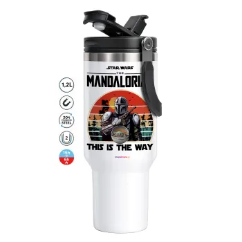 Mandalorian, Mega Stainless steel Tumbler with lid, double wall 1,2L