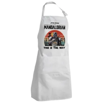 Mandalorian, Adult Chef Apron (with sliders and 2 pockets)