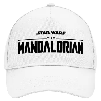 Mandalorian, Καπέλο Ενηλίκων Baseball, Drill, Λευκό (100% ΒΑΜΒΑΚΕΡΟ, ΕΝΗΛΙΚΩΝ, UNISEX, ONE SIZE)