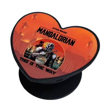 Mandalorian, Phone Holders Stand  καρδιά Μαύρο Βάση Στήριξης Κινητού στο Χέρι