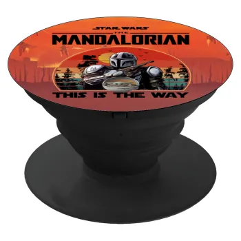 Mandalorian, Phone Holders Stand  Μαύρο Βάση Στήριξης Κινητού στο Χέρι