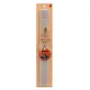 Easter Set, wooden keychain & scented Easter candle flat (30cm) (GRAY)