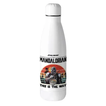 Mandalorian, Μεταλλικό παγούρι θερμός (Stainless steel), 500ml