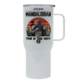 Mandalorian, Tumbler με καπάκι, διπλού τοιχώματος (θερμό) 750L