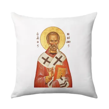 Saint Nicholas orthodox , Sofa cushion 40x40cm includes filling