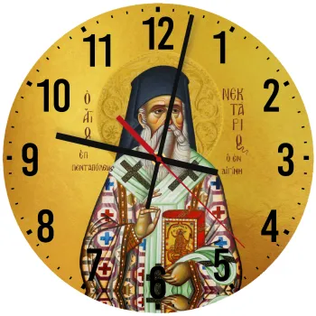 Saint Nektarios, Ρολόι τοίχου ξύλινο (30cm)