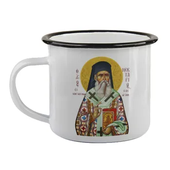 Saint Nektarios, Κούπα εμαγιέ με μαύρο χείλος 360ml