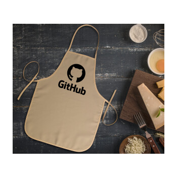 GitHub, Ποδιά Σεφ Ολόσωμη κοντή Παιδική Canvas-Like (38x50cm)